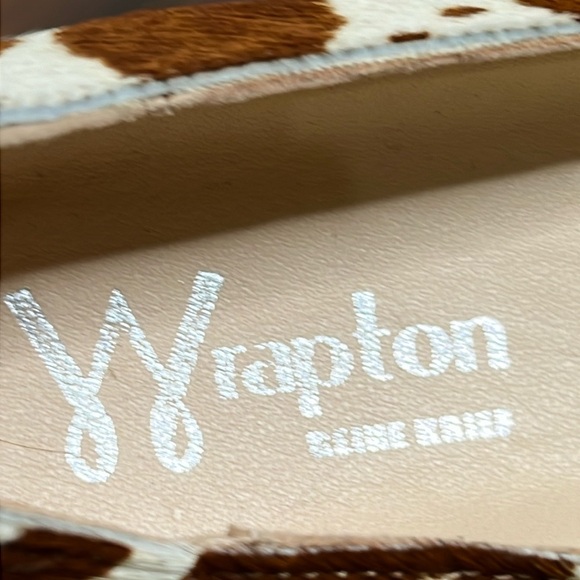 Wrapton On Point Palomino Leather Shoes Brown Women's sz 37.5 NWOB Animal Print - Picture 9 of 16